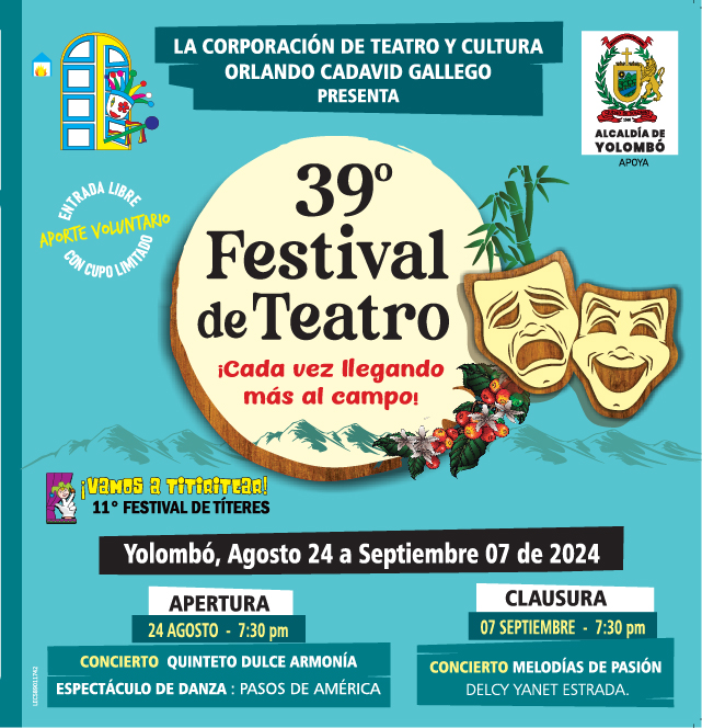 Programación 39° Festival de Teatro